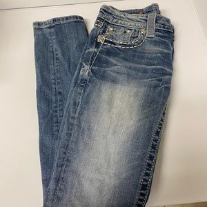 Miss me skinny/straight leg jeans, size 26